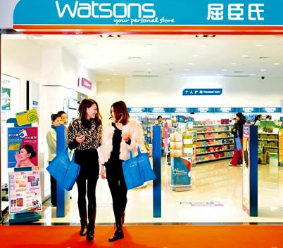 解讀商場繁榮奧秘 屈臣氏等品牌賣場成標配